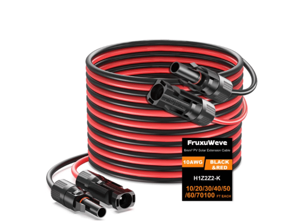 Solar Panel Extension Cable 30FT 10AWG