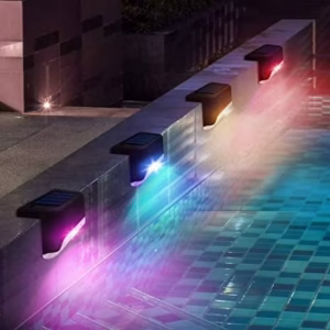 SkyAuk 3.78" Solar LED Pool Side Lights