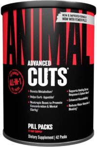 Animal Cuts Thermogenic Fat Burner - Weight Loss Pills for Women and Men for Metabolism