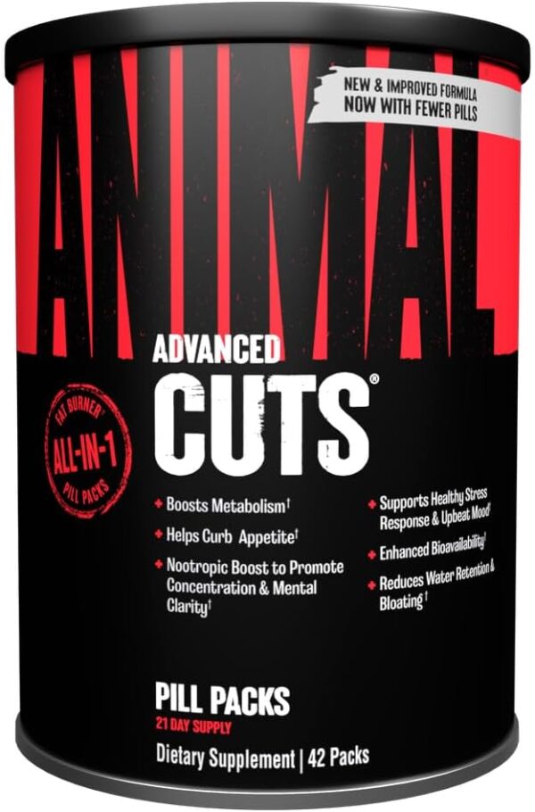 Animal Cuts Thermogenic Fat Burner - Weight Loss Pills for Women and Men for Metabolism